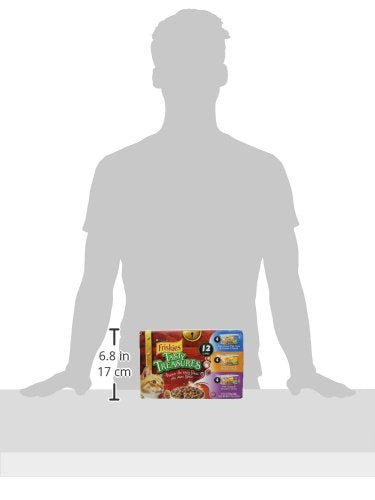 Friskies Purina Tasty Treasures Cat Food, Prime Filets Variety, (12) 5.5 oz