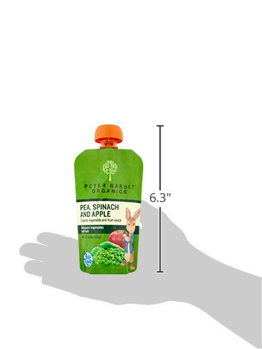 Pumpkin Tree Peter Rabbit Organics Strawberry and Banana Pure Fruit Snack, 4 Ounce (Pack of 10)