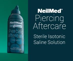 NeilMed NeilCleanse Piercing Aftercare Spray Fine Mist 177mL ( 6.3 FLoz)