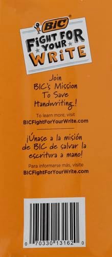 BIC Round Stic Xtra Life Ballpoint Pen, Ultra Long Lasting and Consistent Ink Flow, 60-Count in Black Ink Father Jim Norris notebooks