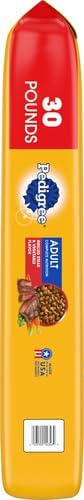 Pedigree Adult Complete Nutrition Dry Dog Food, Steak & Vegetable, 18 lb