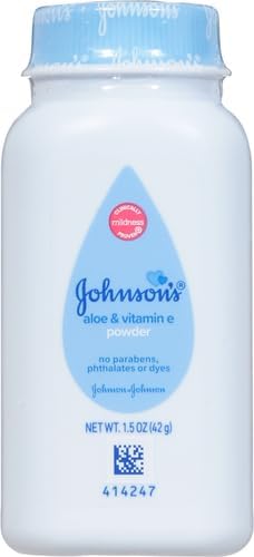 Johnson's Baby Naturally Derived Cornstarch Baby Powder, 1.5 oz