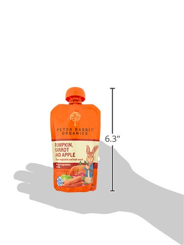 Pumpkin Tree Peter Rabbit Organics Strawberry and Banana Pure Fruit Snack, 4 Ounce (Pack of 10)