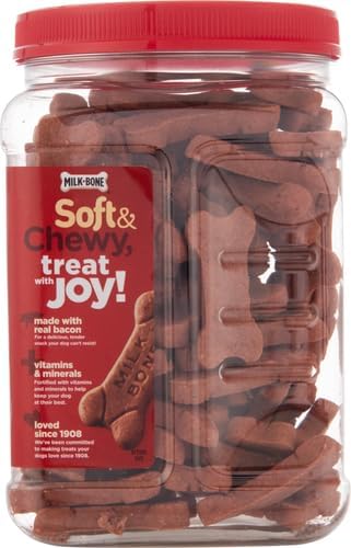 Milk-Bone Soft & Chewy Dog Treats, 25 Oz. Canister