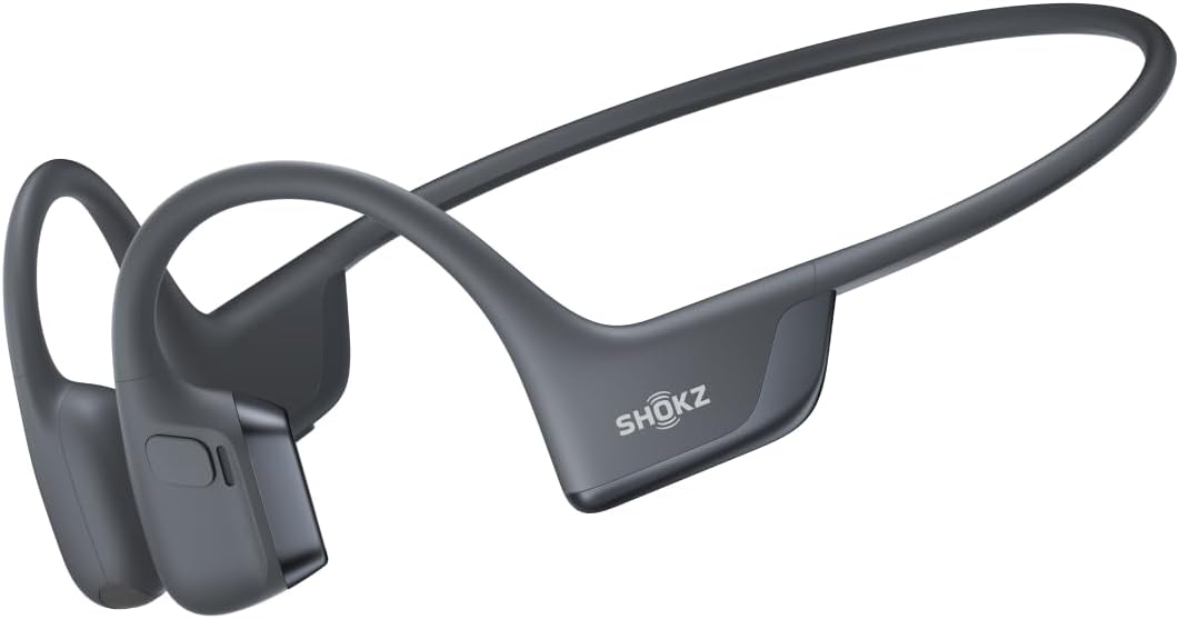 SHOKZ OpenRun Pro 2 Bone Conduction Bluetooth Sport Headphones, Black Father Jim Norris notebooks