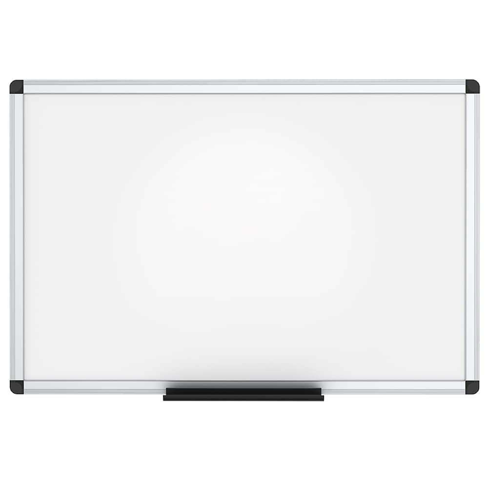 VIZ-PRO Magnetic Dry Erase Board, 36 X 24 Inches, Silver Aluminium Frame Father Jim Norris notebooks