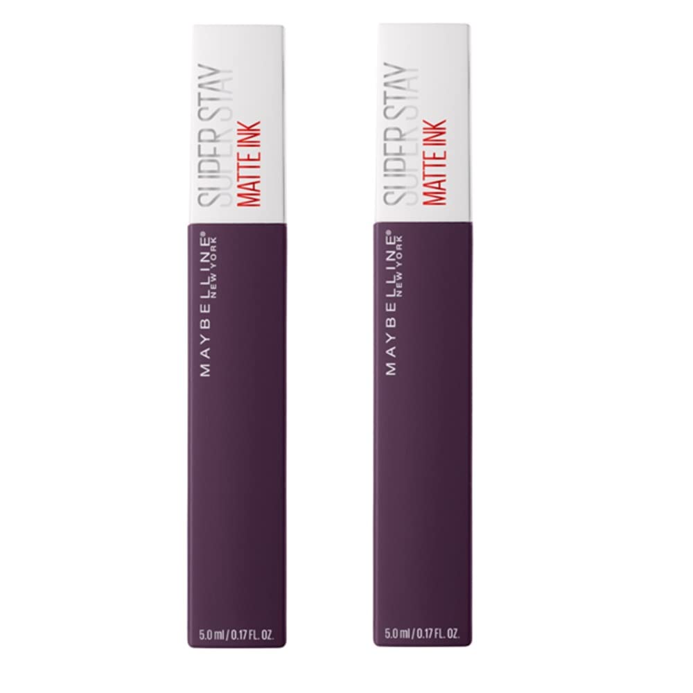 Maybelline Super Stay Matte Ink Liquid Lip Color, Moodmakers Lipstick Collection, Long Lasting, Transfer Proof Lip Makeup, Euphoric, 1 Count