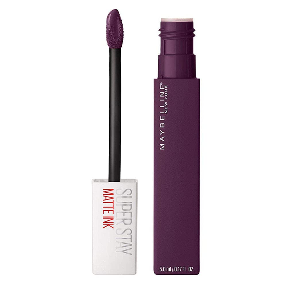 Maybelline Super Stay Matte Ink Liquid Lip Color, Moodmakers Lipstick Collection, Long Lasting, Transfer Proof Lip Makeup, Euphoric, 1 Count