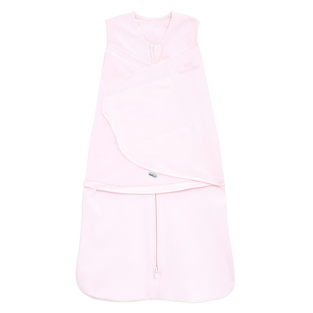 HALO SleepSack Swaddle | Cotton | 1.5 TOG | 68-75°F | 6-12 lbs |Baby Blue