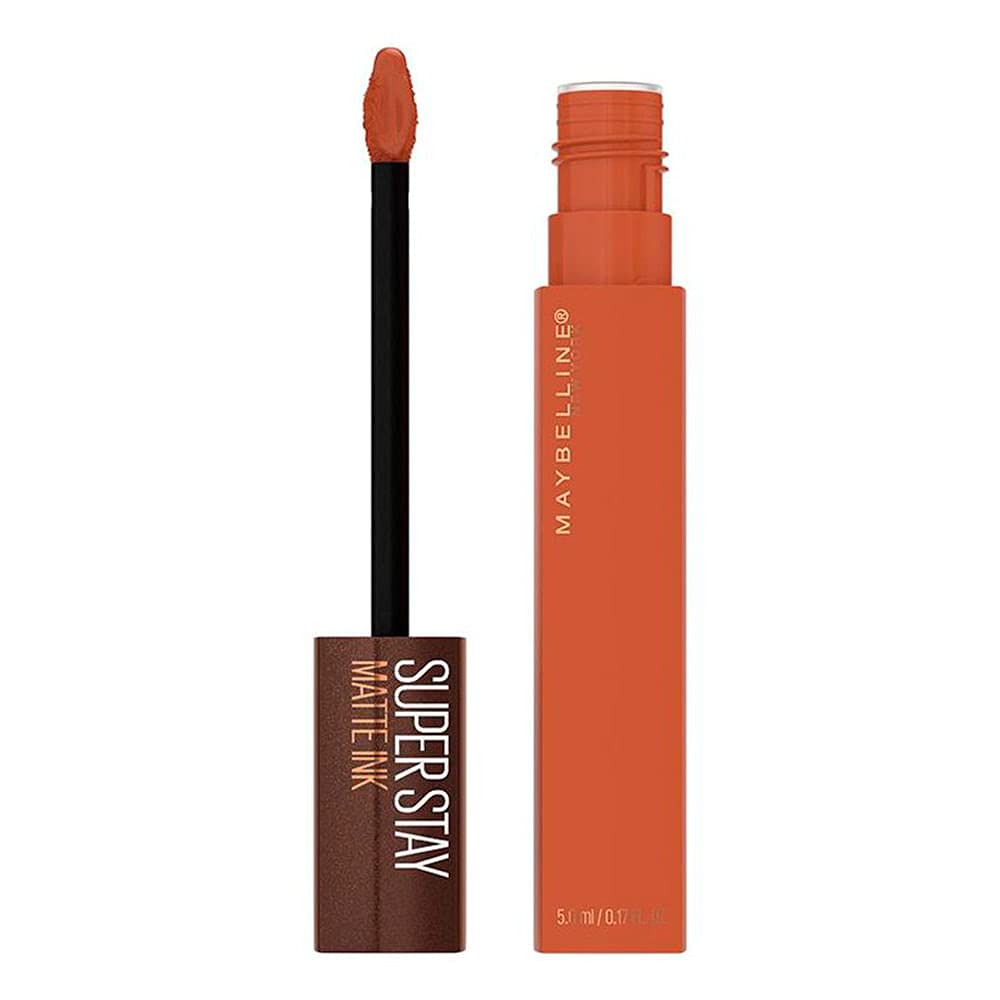 Maybelline Super Stay Matte Ink Liquid Lip Color, Moodmakers Lipstick Collection, Long Lasting, Transfer Proof Lip Makeup, Euphoric, 1 Count