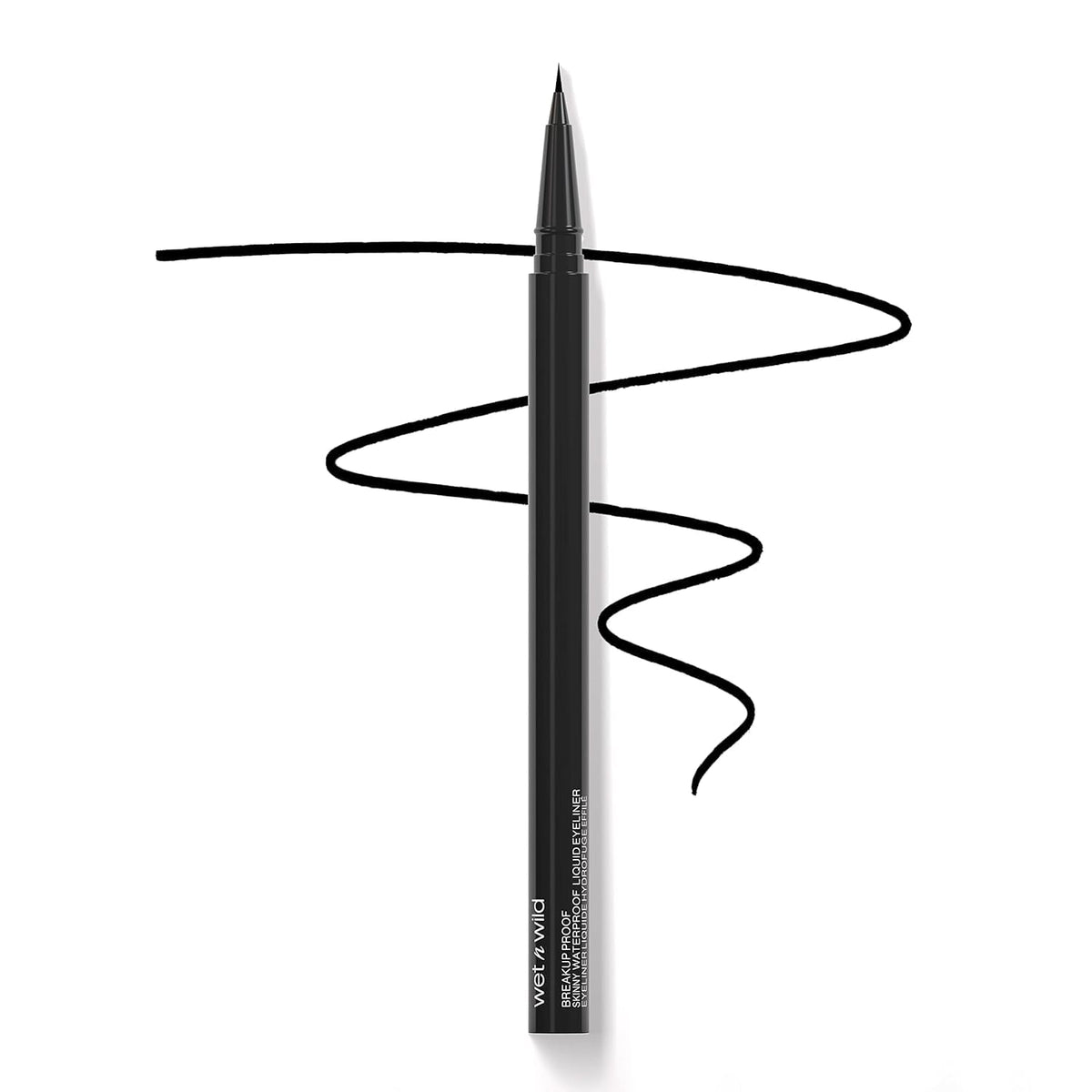 Liquid Eyeliner - Ultra-Fine Brush, Waterproof, Long-Lasting - Cruelty-Free & Vegan - Ultra Black