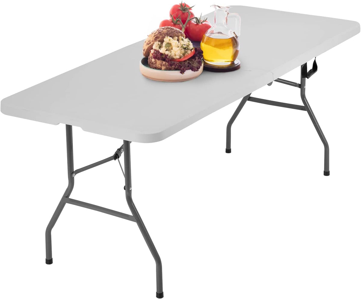 BestOffice | 6FT Folding Table | Black | Portable Plastic Table Father Jim Norris notebooks