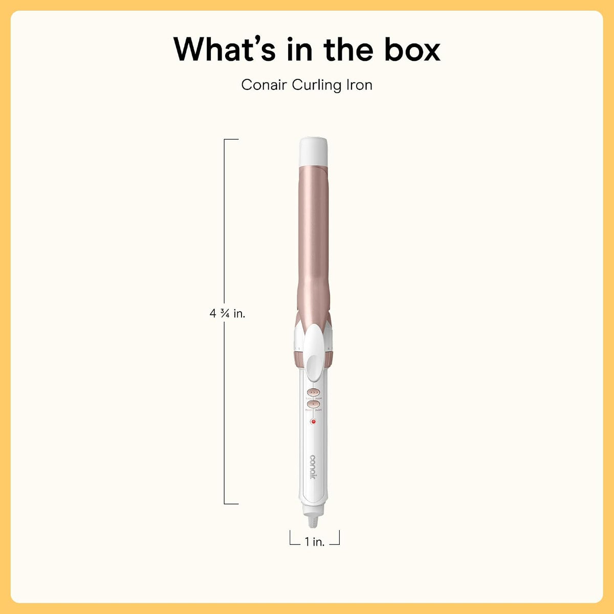Conair Curling Iron, Double Ceramic, 1-in. Barrel, White/Rose Gold Father Jim Norris notebooks