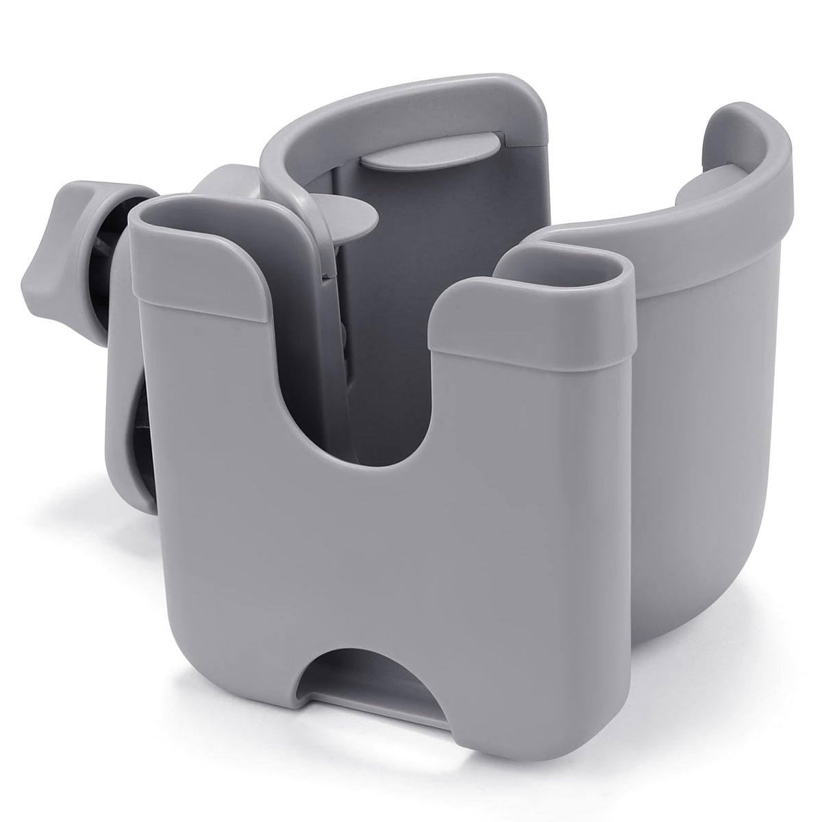 Accmor Stroller Cup Holder with Phone Holder, Bike Cup Holder, Walker Scooter Wheelchair Cup Holder Attachment, Universal Cup Holder for Uppababy Graco Strollers