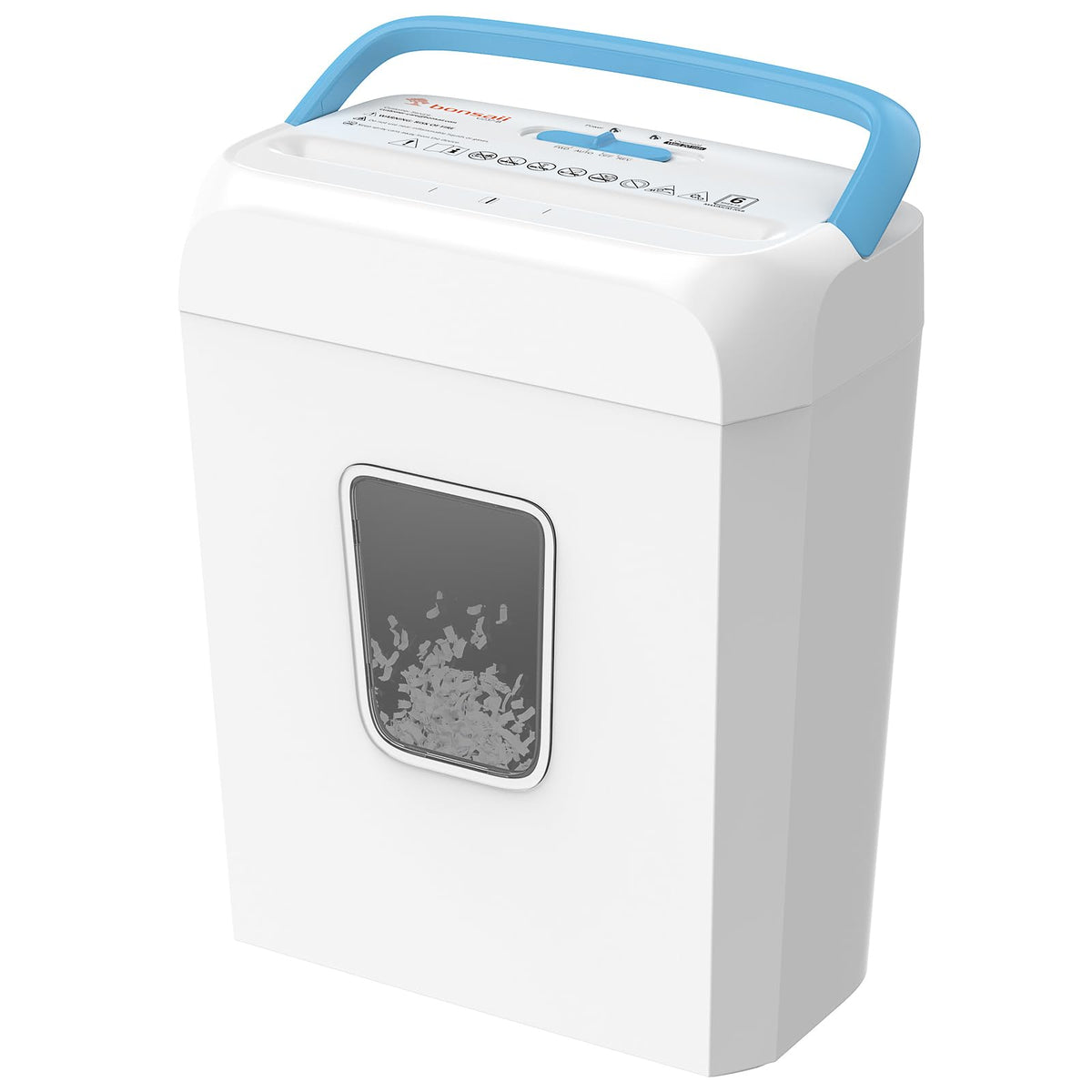 Bonsaii 6-Sheet Micro Cut Paper Shredder for Home, High Security Level P-4 Father Jim Norris notebooks