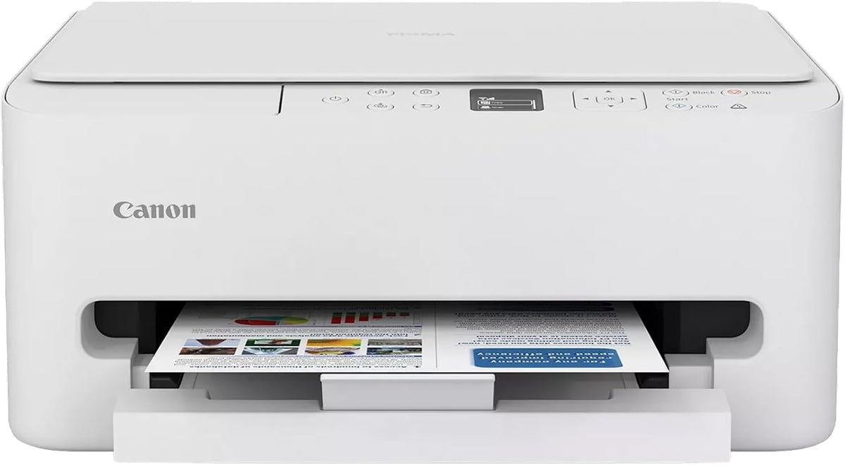 Canon PIXMA TS6520 Wireless Color Inkjet Printer, Duplex Printing, Copier/Scanner, 1.42" OLED Display, Compact, White Father Jim Norris notebooks