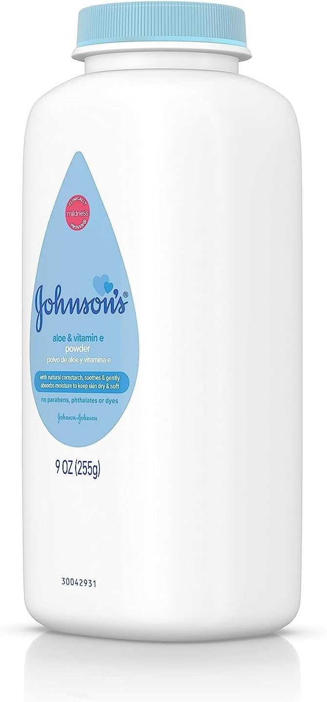 Johnson's Baby Naturally Derived Cornstarch Baby Powder, 1.5 oz