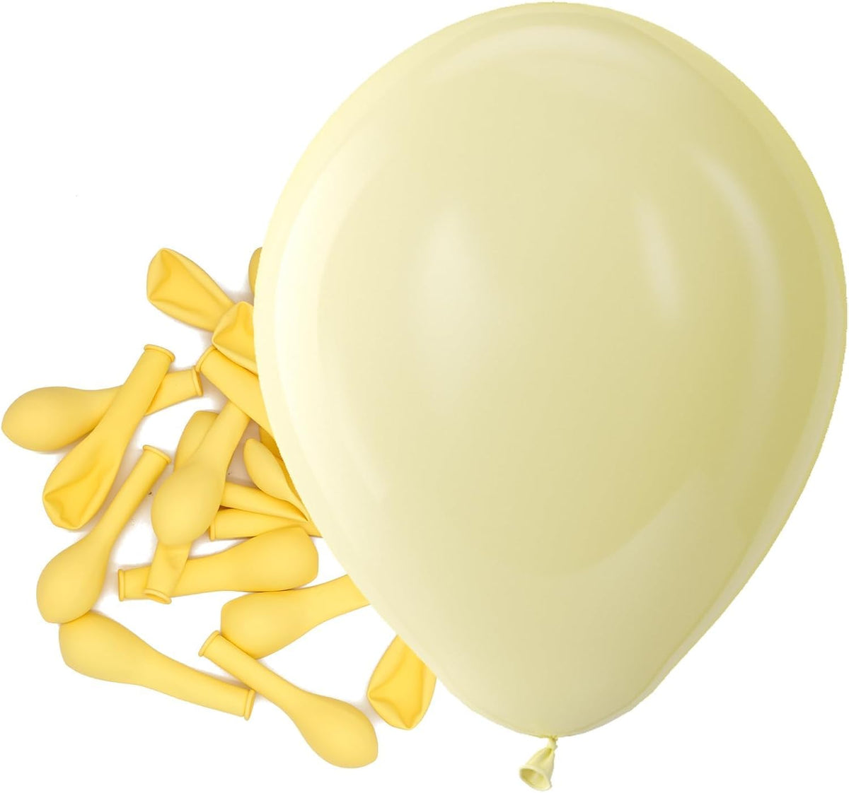 Bezente Assorted Latex Rainbow Balloons 100 Pack 12 inch