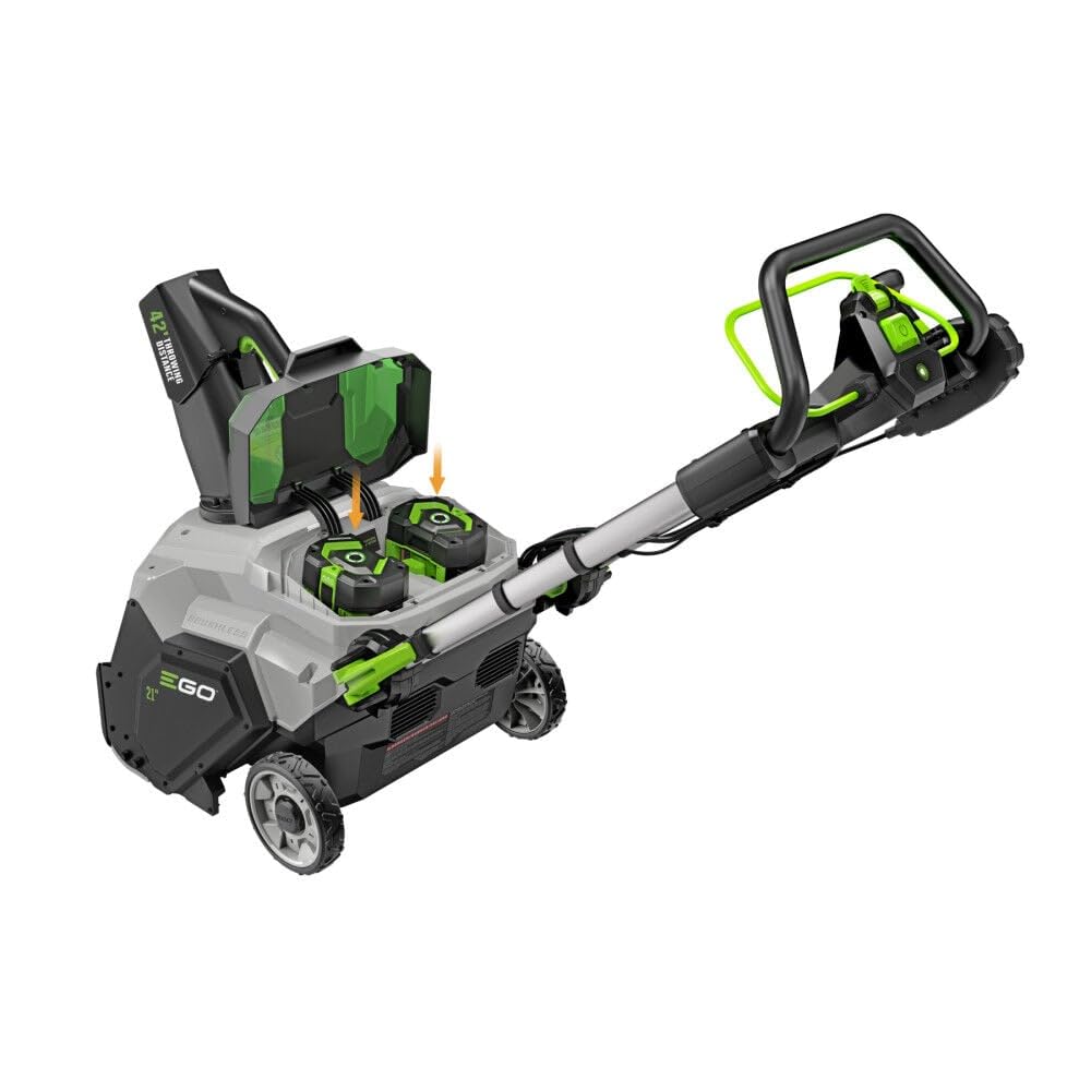 EGO Power+ 21" Electric Snow Blower, Gray/Black, Cordless Steel Auger, Includes (2) 56V 5.0Ah Batteries and Dual Port Charger, SNT2112 Father Jim Norris notebooks