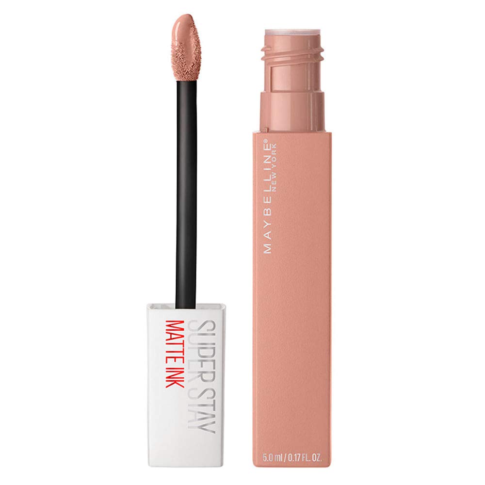 Maybelline Super Stay Matte Ink Liquid Lip Color, Moodmakers Lipstick Collection, Long Lasting, Transfer Proof Lip Makeup, Euphoric, 1 Count