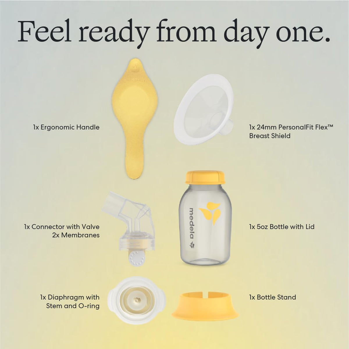 Medela Harmony Manual Breast Pump, On-the-Go, More Milk Output