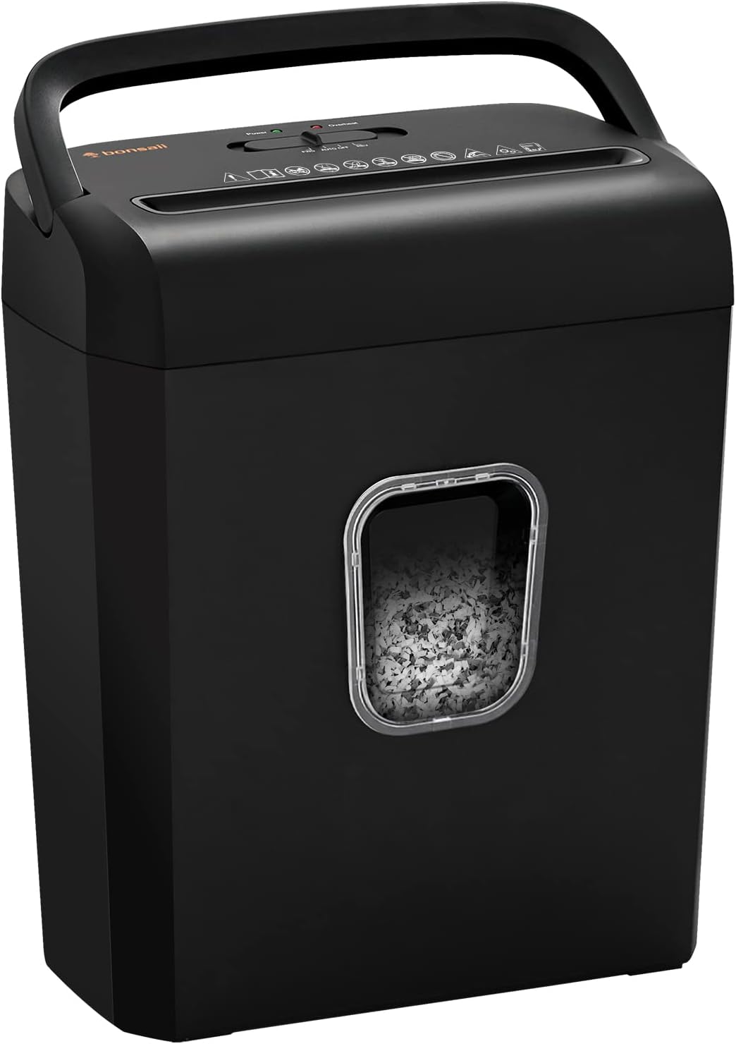 Bonsaii 6-Sheet Micro Cut Paper Shredder for Home, High Security Level P-4 Father Jim Norris notebooks