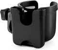 Accmor Stroller Cup Holder with Phone Holder, Bike Cup Holder, Walker Scooter Wheelchair Cup Holder Attachment, Universal Cup Holder for Uppababy Graco Strollers