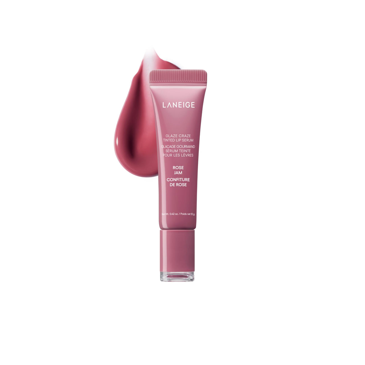 LANEIGE Glaze Craze Tinted Lip Serum with Plumping Polypeptides Father Jim Norris notebooks