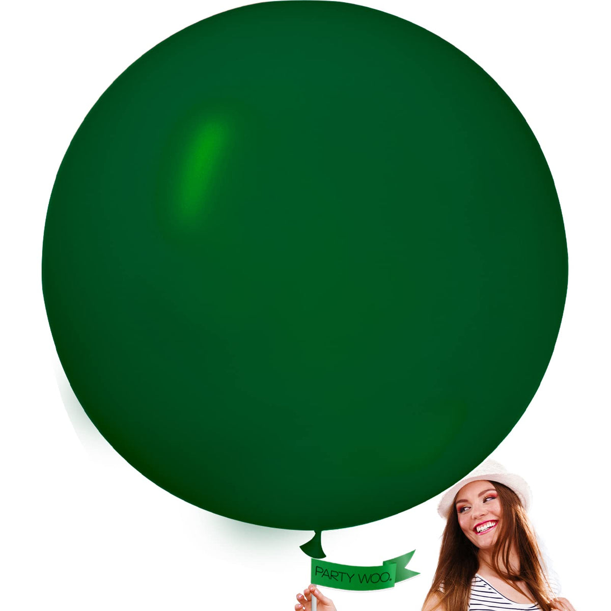 PartyWoo Assorted Colors Rainbow Balloons 50pcs Multicolor Colorful Color