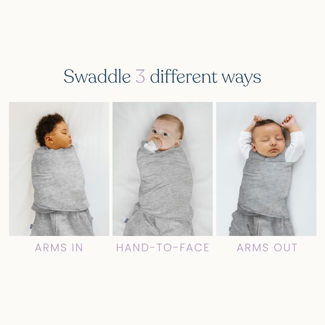 HALO SleepSack Swaddle | Cotton | 1.5 TOG | 68-75°F | 6-12 lbs |Baby Blue