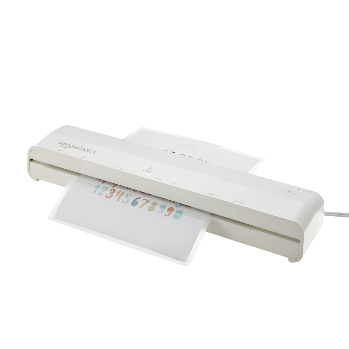 Amazon Basics 9-Inch Thermal Laminator Machine with Quick Warm-Up, 2 Heat Settings, Jam Release for Documents and Photos, White Father Jim Norris notebooks