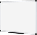 VIZ-PRO Magnetic Dry Erase Board, 36 X 24 Inches, Silver Aluminium Frame Father Jim Norris notebooks