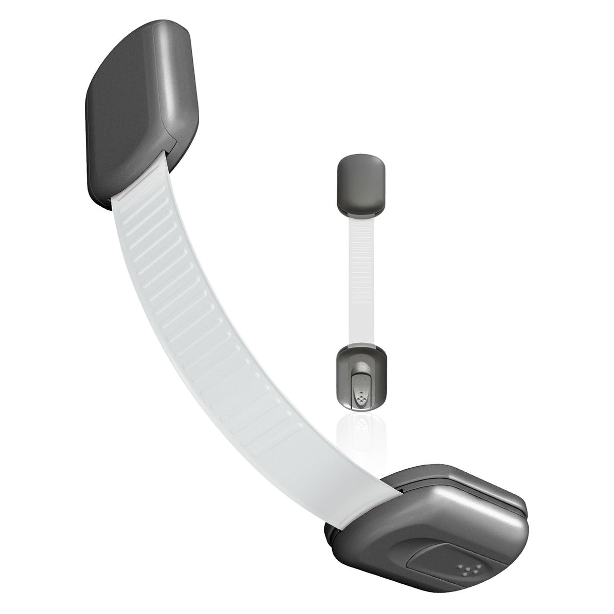 SKYLA HOMES Cabinet Strap Locks for Baby Proofing, 8 Pack, White