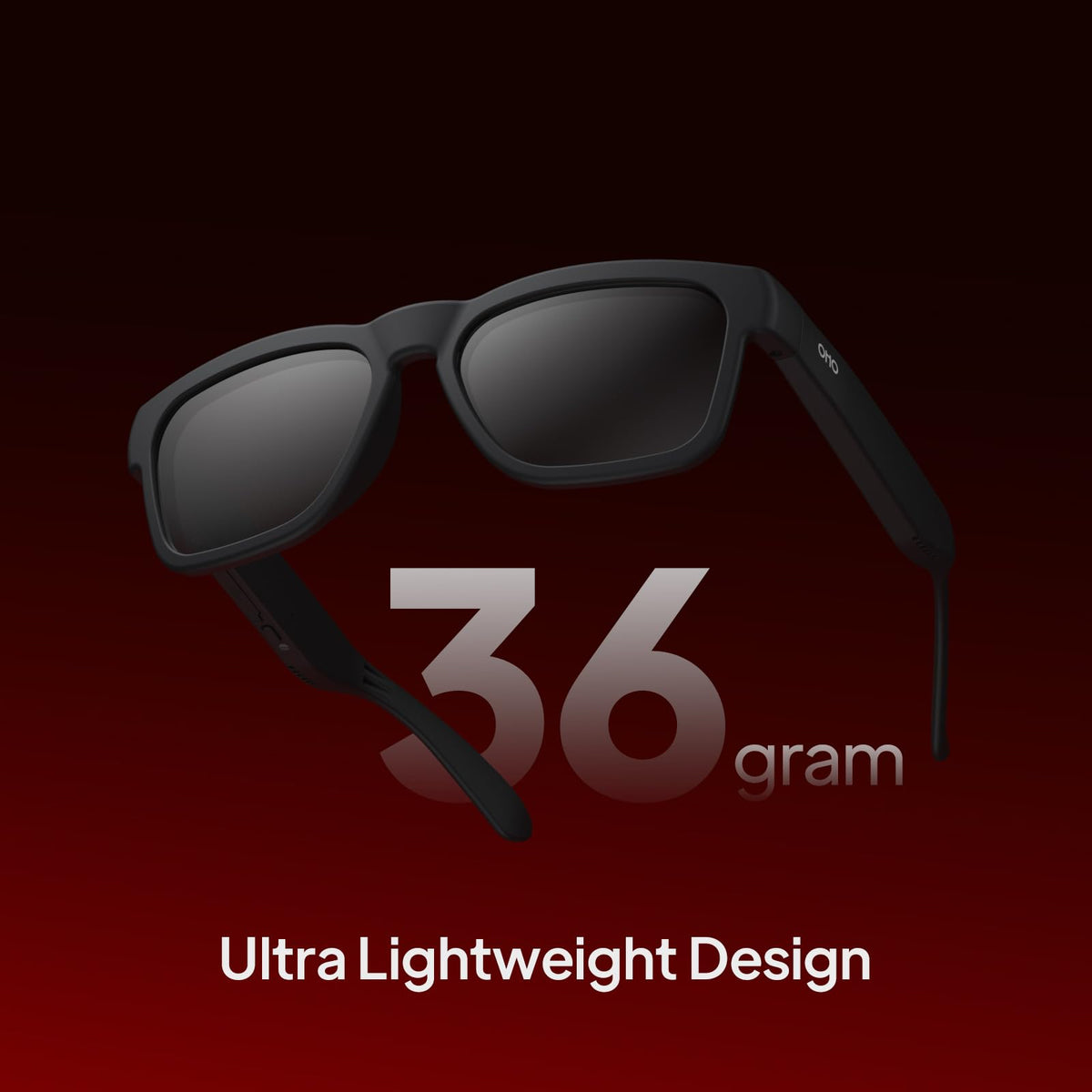 OhO Open Ear Smart Glasses, UV400 Z87.1 Lightweight Audio Bluetooth Glasses Father Jim Norris notebooks
