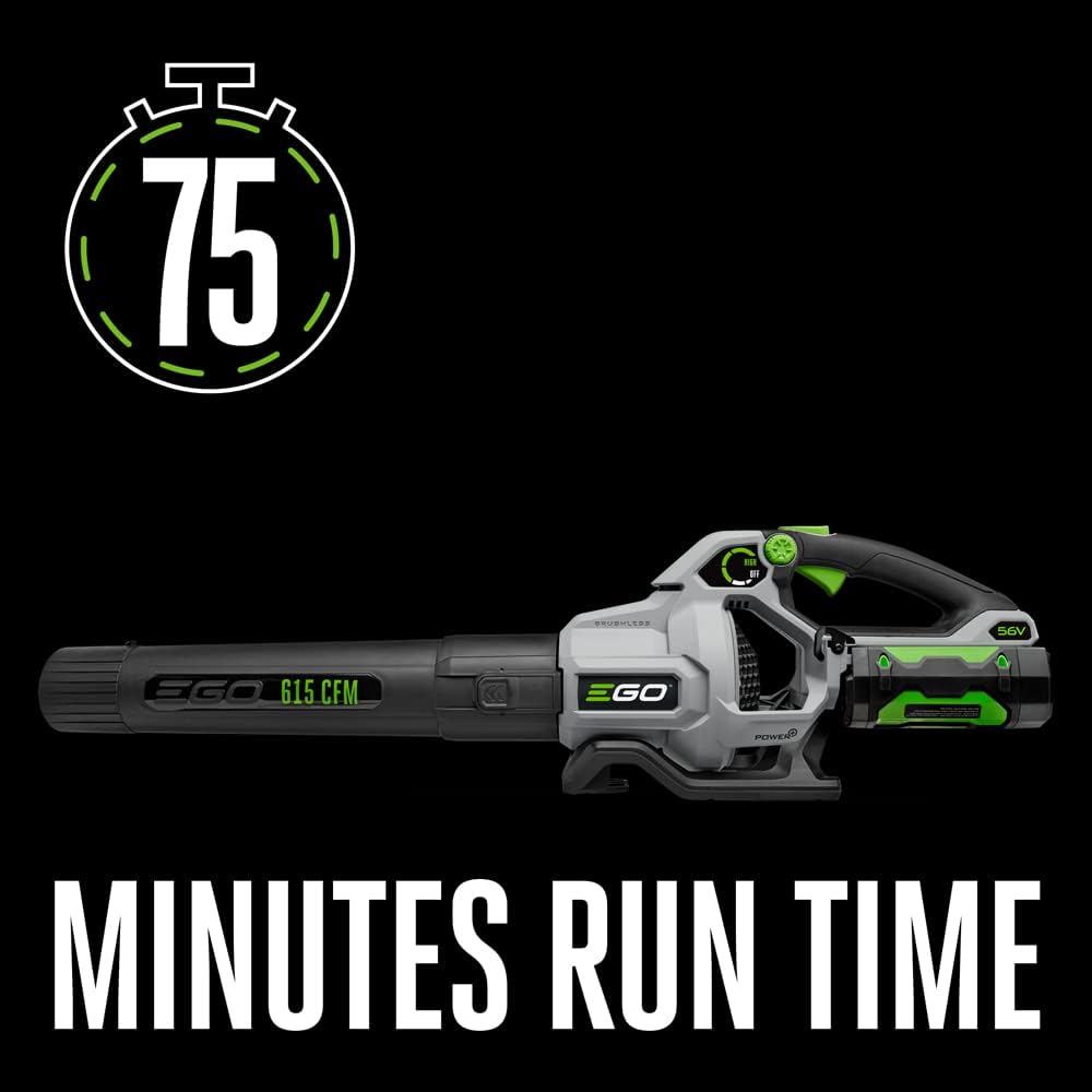 EGO POWER+ Cordless Electric Leaf Blower, 615 CFM, With Battery - LB6151 Father Jim Norris notebooks