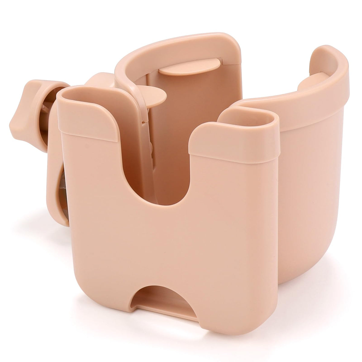 Accmor Stroller Cup Holder with Phone Holder, Bike Cup Holder, Walker Scooter Wheelchair Cup Holder Attachment, Universal Cup Holder for Uppababy Graco Strollers