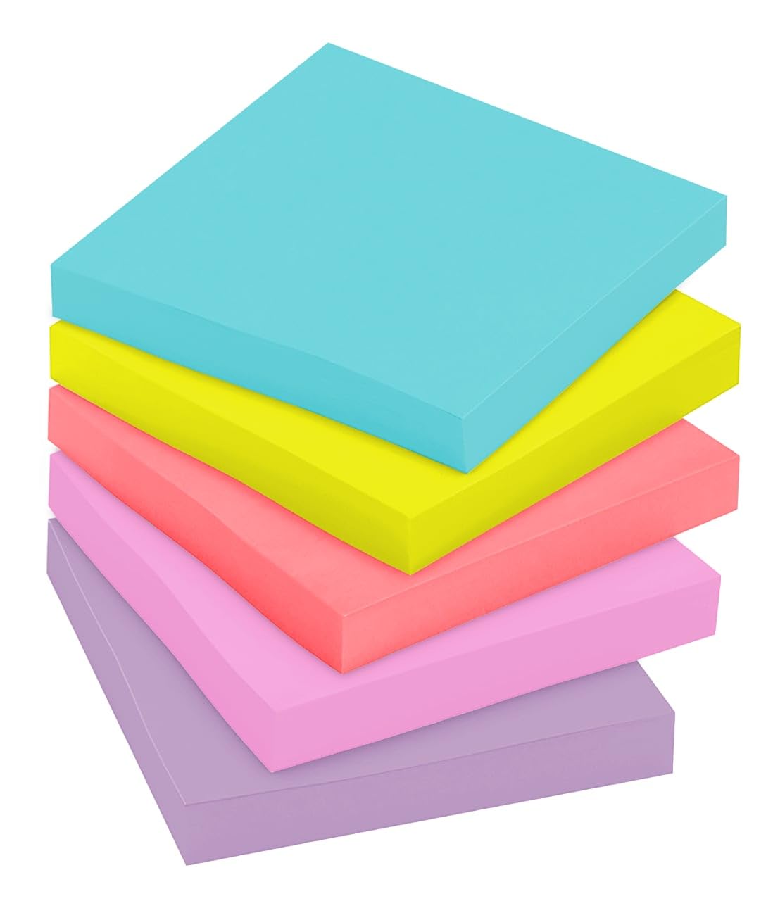 Post-it Super Sticky Notes, 3 x 3 in, Supernova Neons, 24 Pads Father Jim Norris notebooks