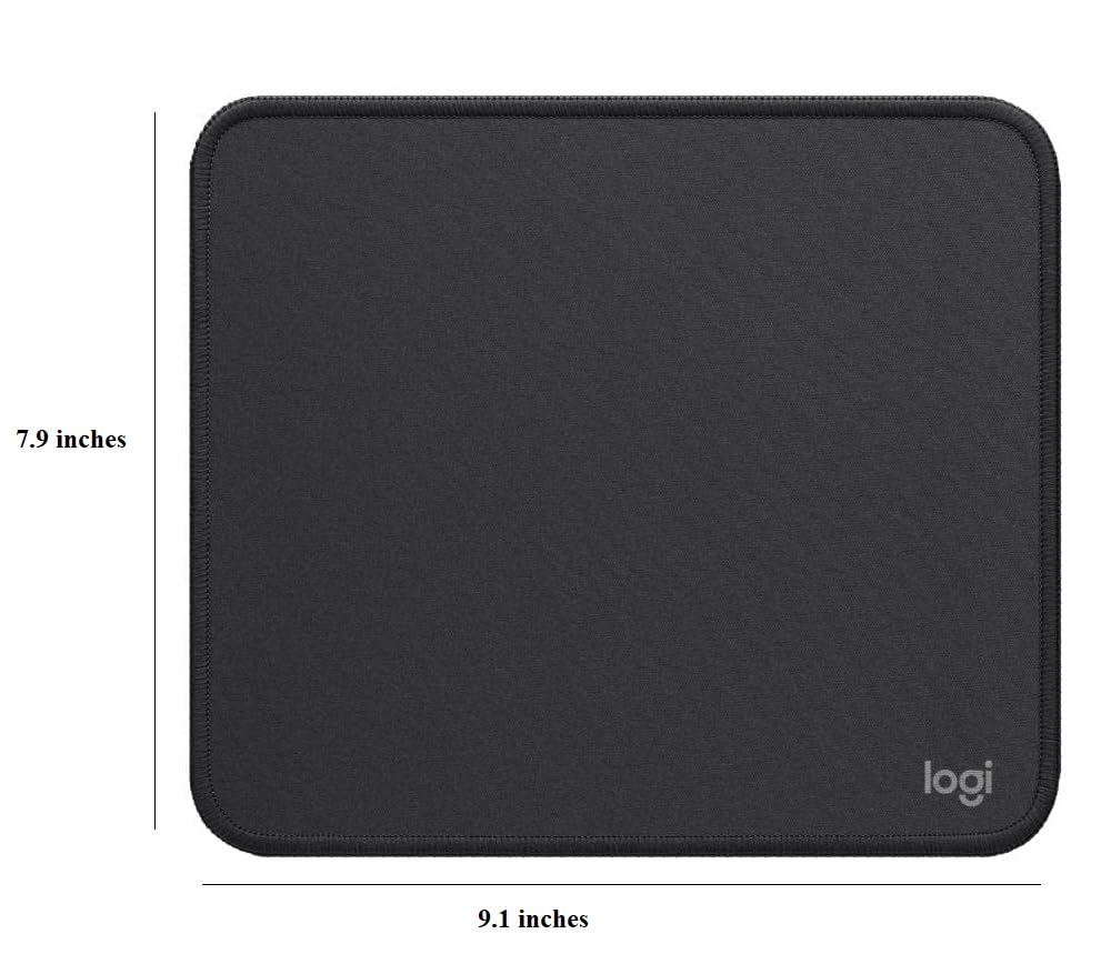 Logitech Studio Series Small Mouse Pad, Anti-Slip 9x8 Inches, Blue Grey Father Jim Norris notebooks
