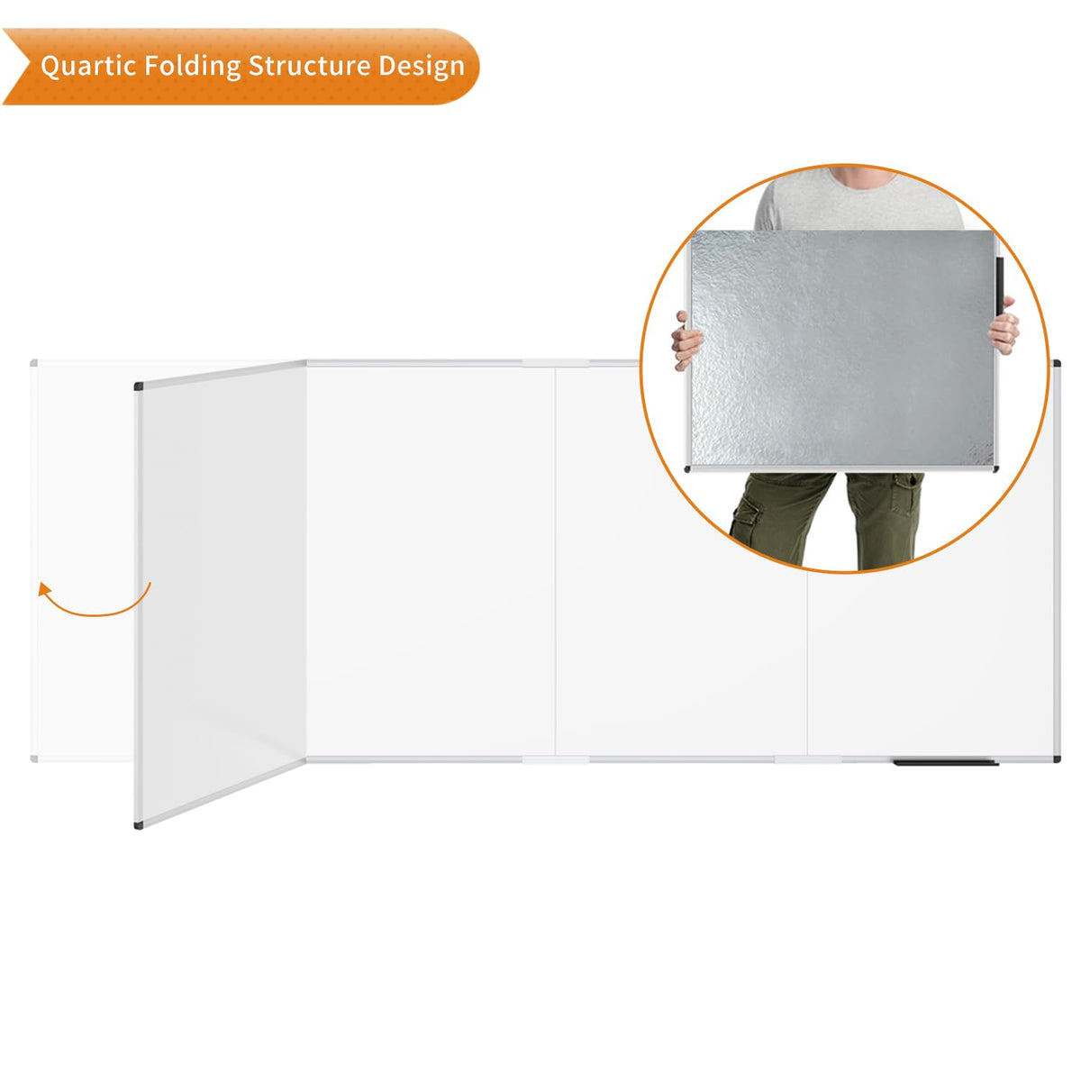 VIZ-PRO Magnetic Dry Erase Board, 36 X 24 Inches, Silver Aluminium Frame Father Jim Norris notebooks