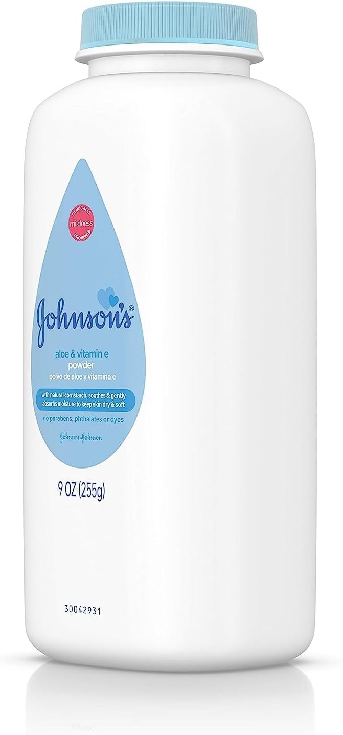 Johnson's Baby Naturally Derived Cornstarch Baby Powder, 1.5 oz