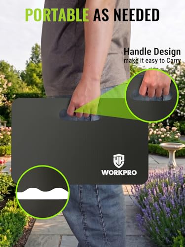WORKPRO Extra Thick Kneeling Pad, Soft NBR Foam Cushioning for Knees Father Jim Norris notebooks