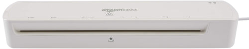 Amazon Basics 9-Inch Thermal Laminator Machine with Quick Warm-Up, 2 Heat Settings, Jam Release for Documents and Photos, White Father Jim Norris notebooks