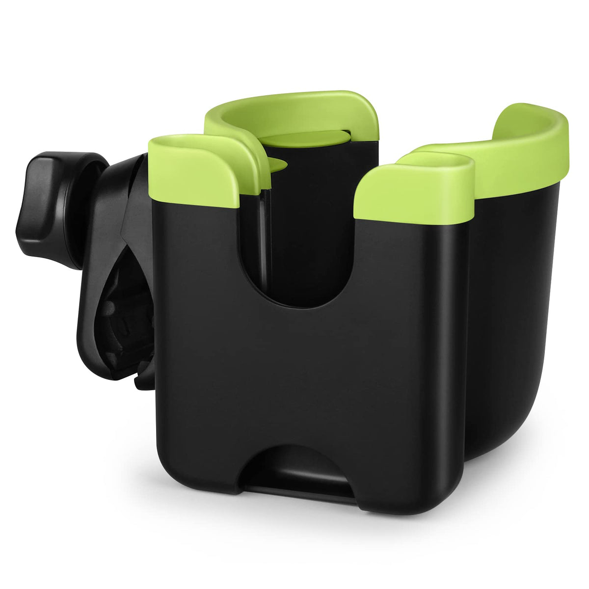 Accmor Stroller Cup Holder with Phone Holder, Bike Cup Holder, Walker Scooter Wheelchair Cup Holder Attachment, Universal Cup Holder for Uppababy Graco Strollers