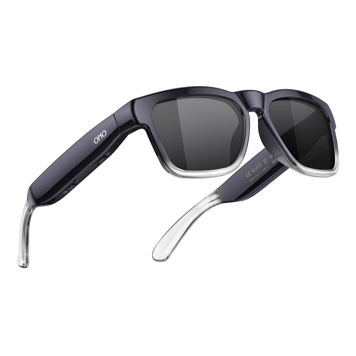 OhO Open Ear Smart Glasses, UV400 Z87.1 Lightweight Audio Bluetooth Glasses Father Jim Norris notebooks