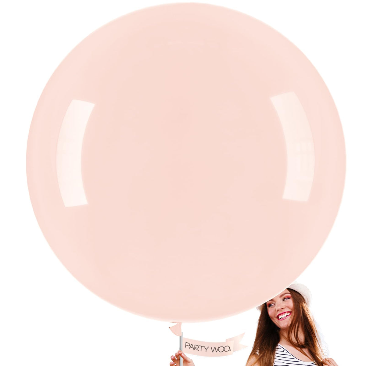 PartyWoo Assorted Colors Rainbow Balloons 50pcs Multicolor Colorful Color