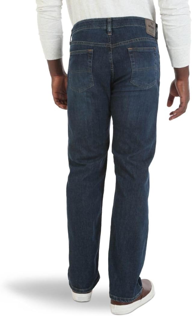 Wrangler Mens Comfort Flex Waist Relaxed Fit Jean