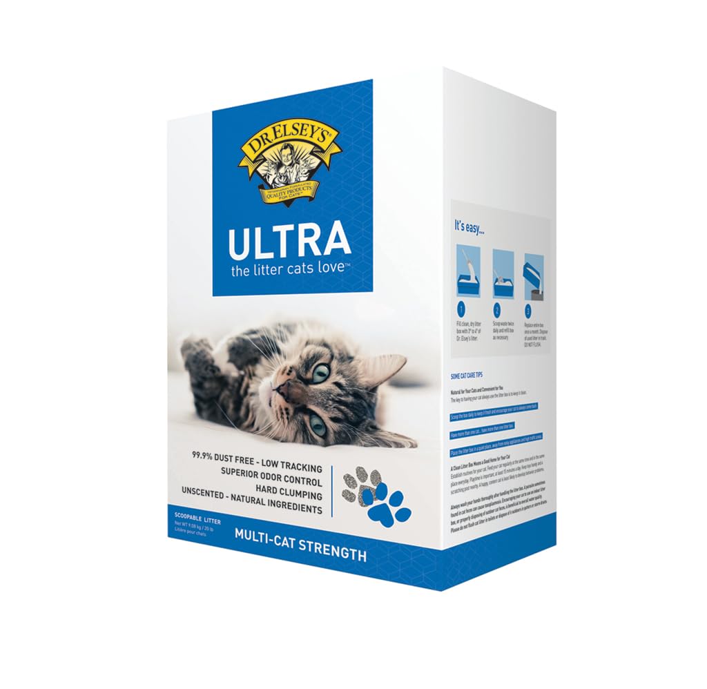 Dr. Elsey's Ultra UnScented Clumping Clay Cat Litter 40 lb. Bag Father Jim Norris notebooks