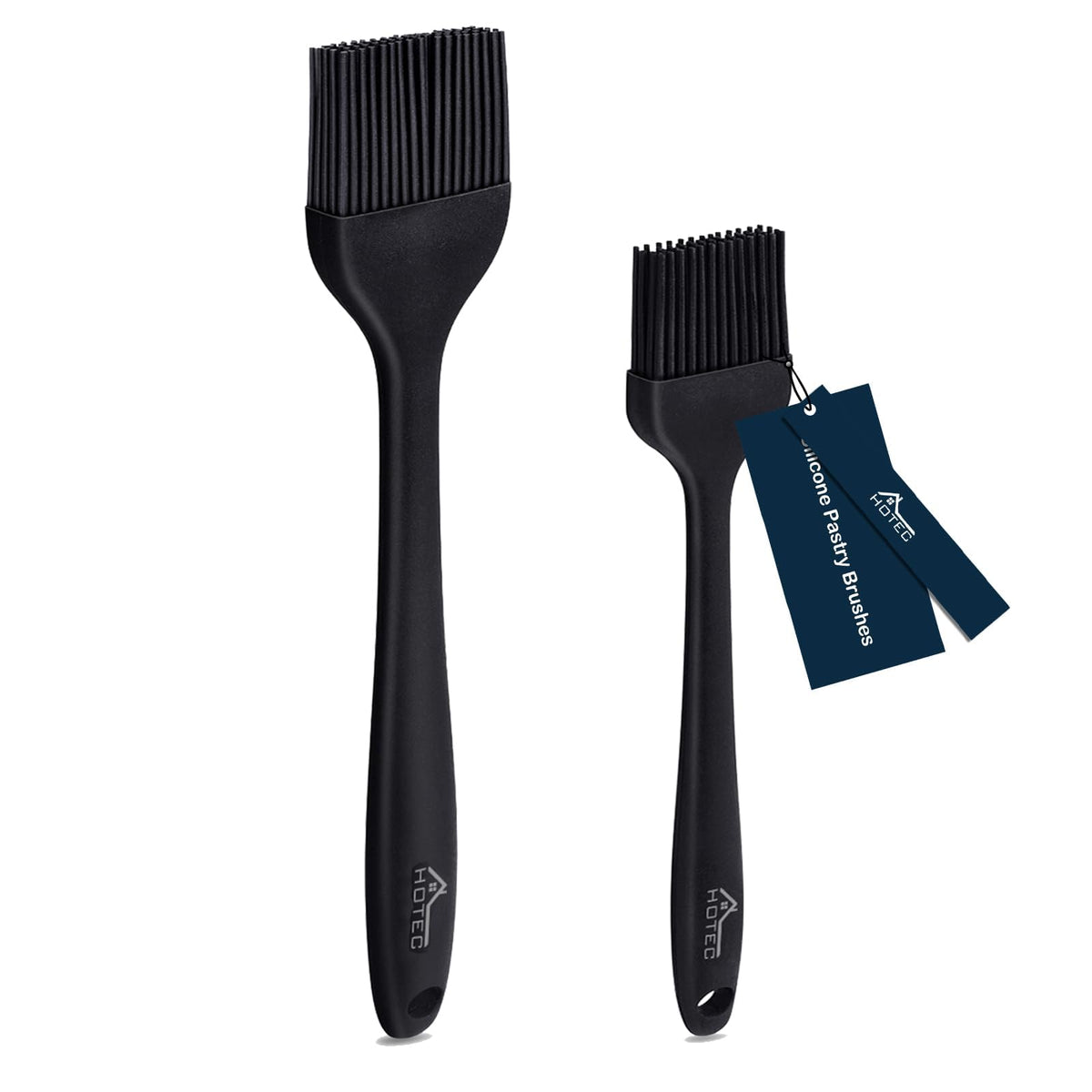 HOTEC Silicone Basting &Pastry Brushes BPA Free, Classic Blue 2 Father Jim Norris notebooks
