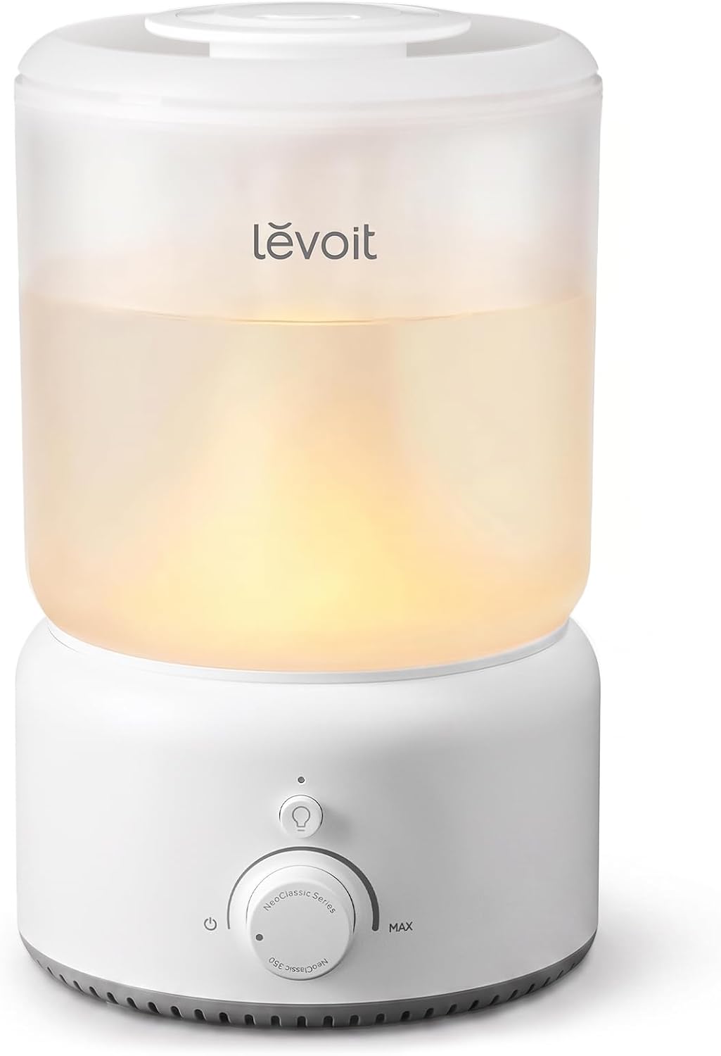 Levoit Humidifiers for Bedroom, Dishwasher Safe, Blue Light-Safe, 3.2L