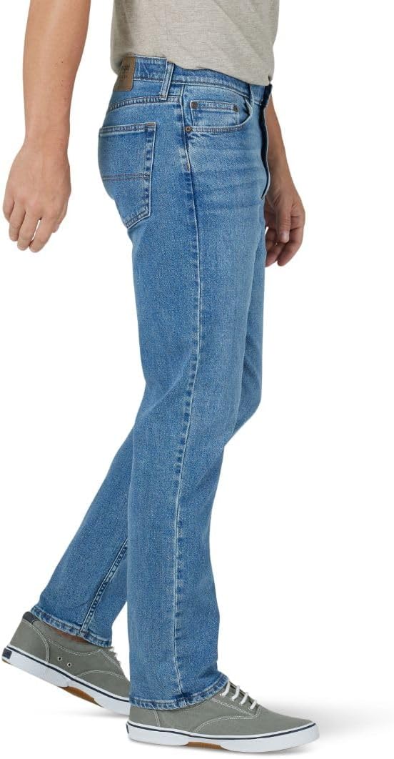 Wrangler Mens Comfort Flex Waist Relaxed Fit Jean